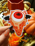 Orange Eyescream Sticker