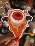 Orange Eyescream Sticker