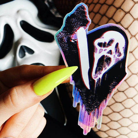 HOLO Scream Sticker