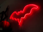 Red Neon Bat Sign