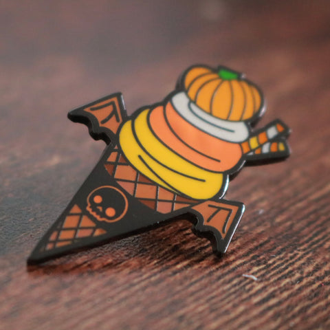 Pumpkin Cone Pin